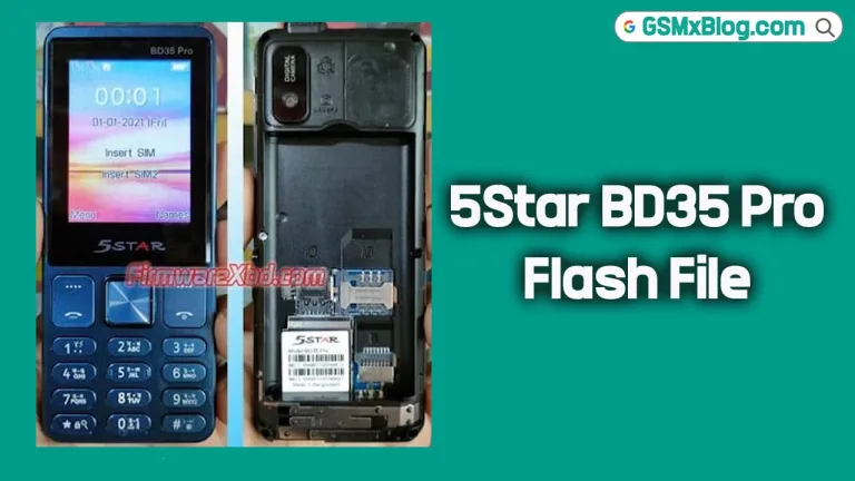 5Star BD35 Pro Flash File (Firmware) MT6261DA