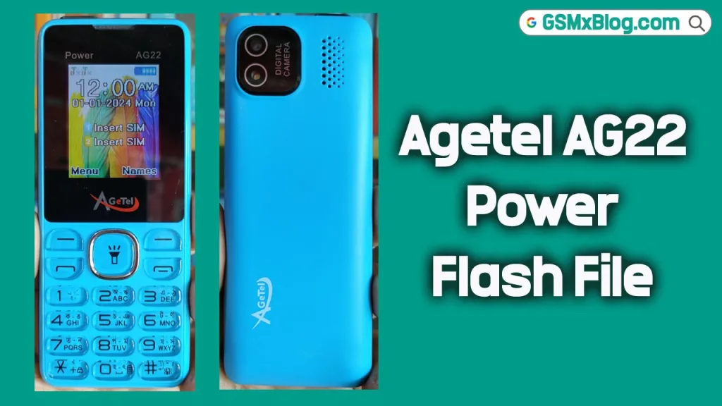 Agetel AG22 Power Flash File