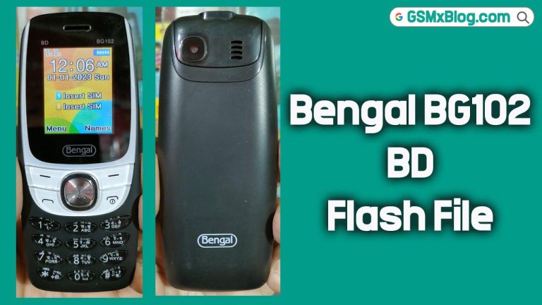 Bengal BG102 BD Flash File (Firmware) MT6261DA