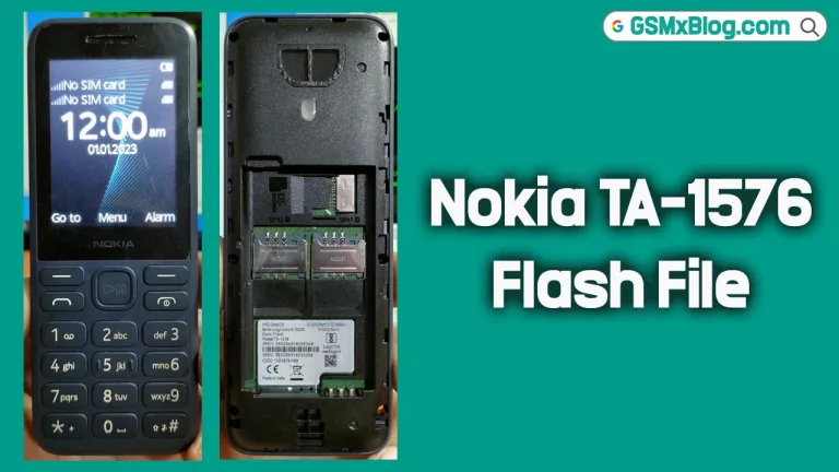 Nokia TA-1576 Flash File (Firmware) MT6261DA