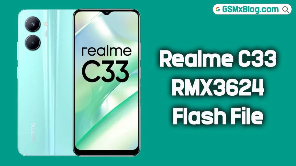 Realme C33 RMX3624 Flash File