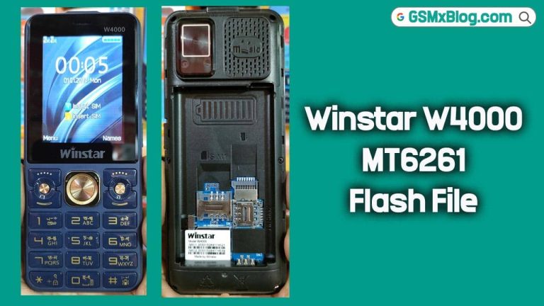 Winstar W4000 Flash File (Firmware) MT6261DA