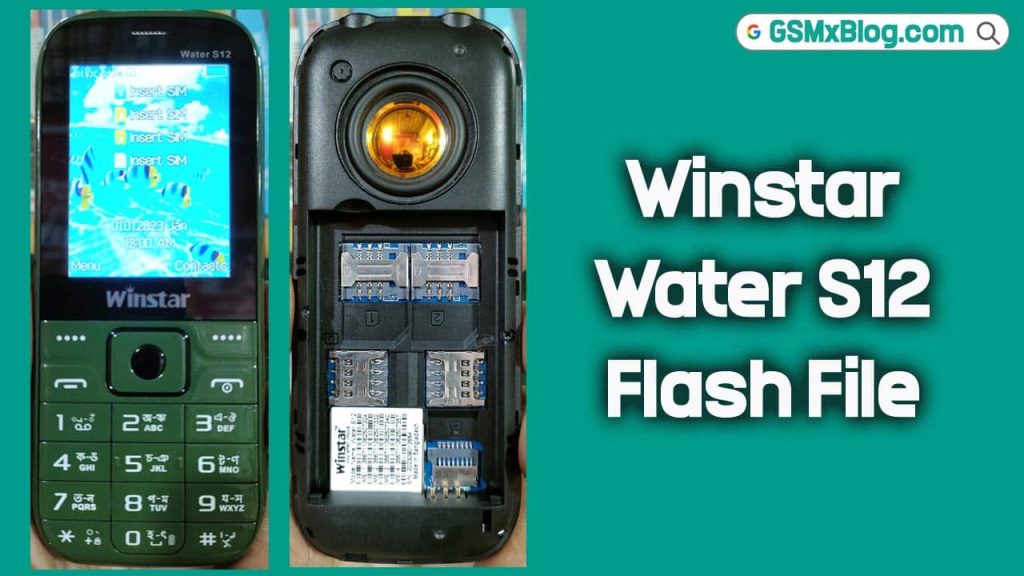 Winstar Water S12 Flash File