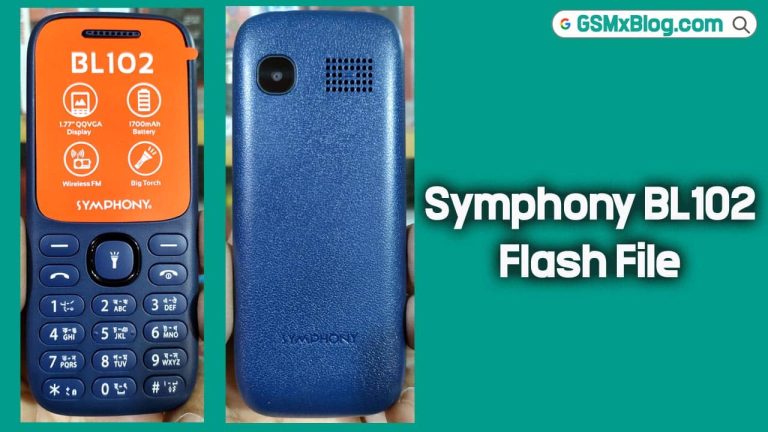 Symphony BL102 Flash File (Firmware) MT6261DA