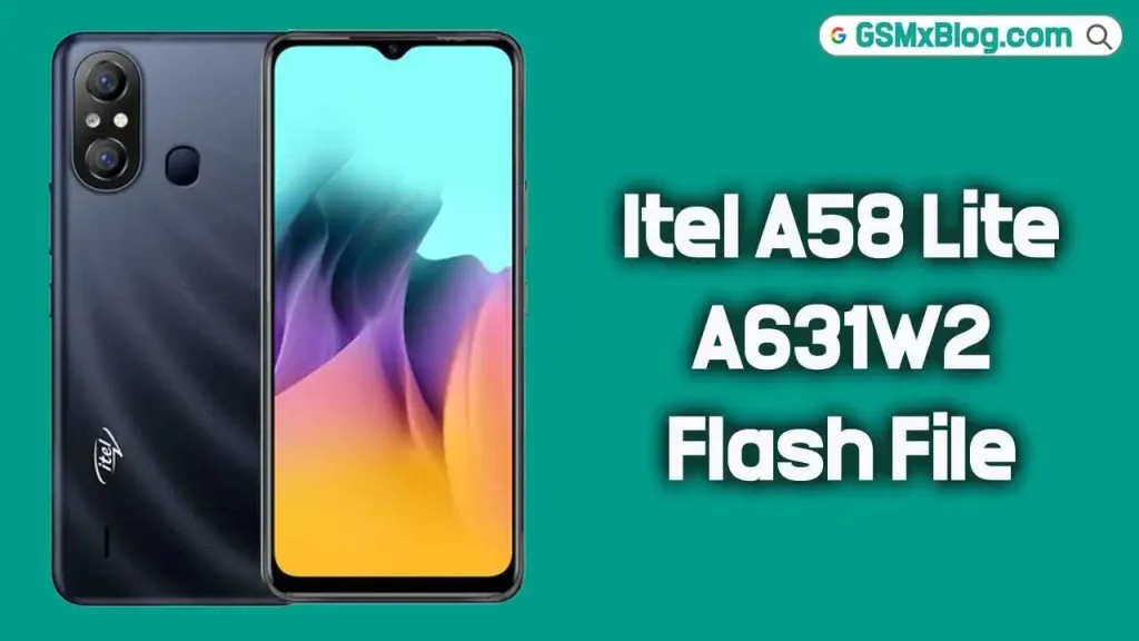 Itel A58 Lite A631W2 Flash File