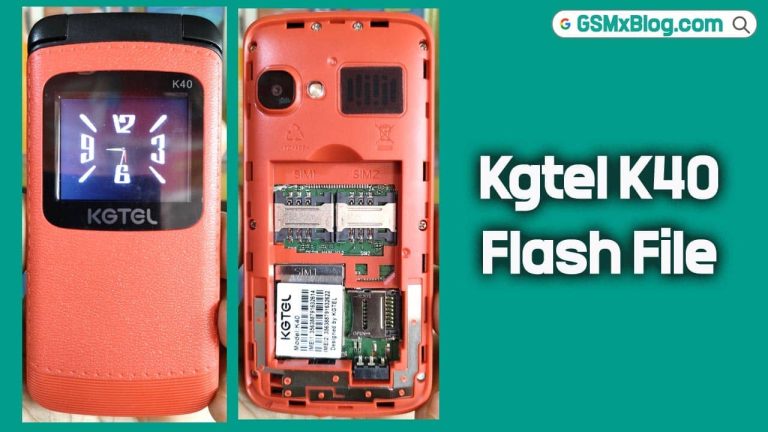 Kgtel K40 Flash File (Firmware) SC6531E