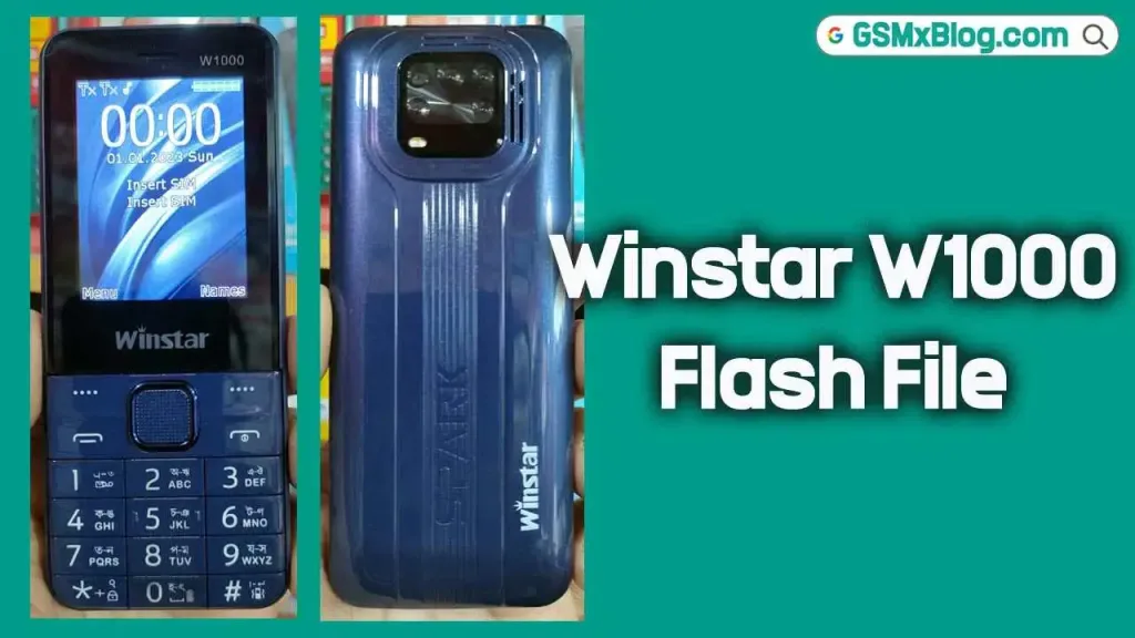 Winstar W1000 Flash File