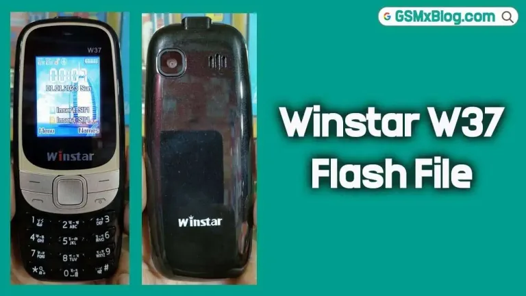 Winstar W37 Flash File (Firmware) SC6531E