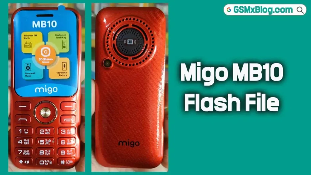 Migo MB10 Flash File