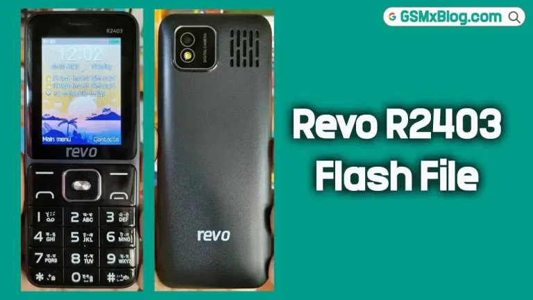 Revo R2403 Flash File (Firmware) SC6531E