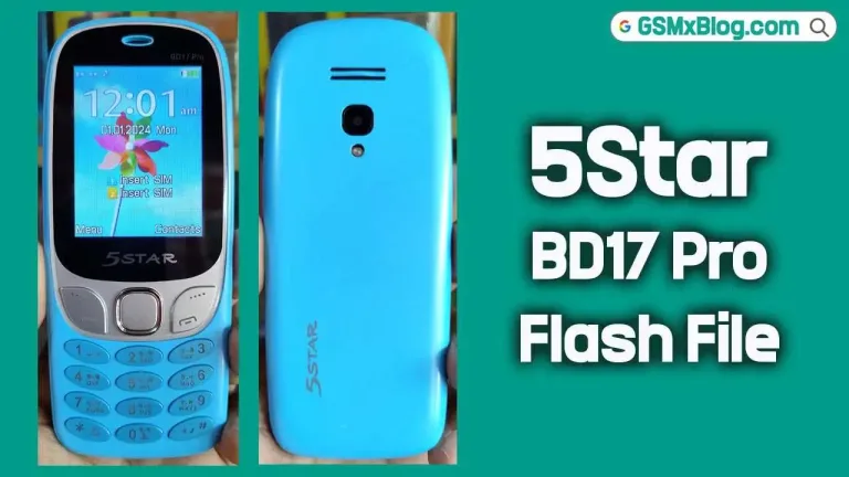 5Star BD17 Pro Flash File (Firmware) MT6261DA