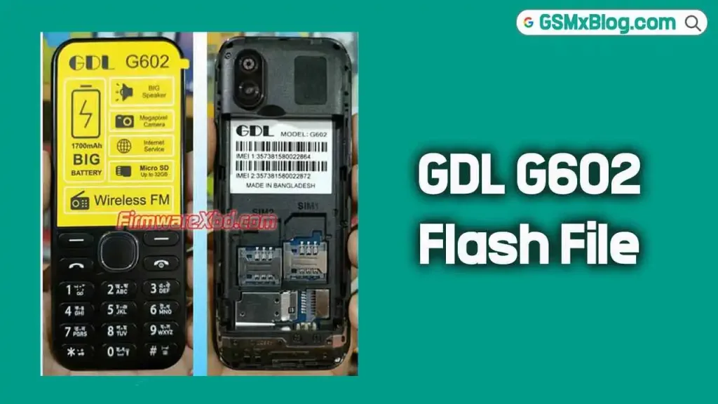 GDL G602 Flash File