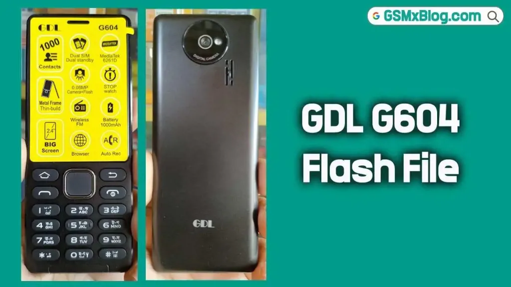 GDL G604 Flash File