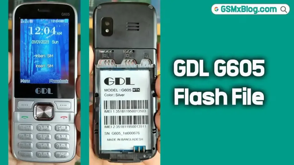 GDL G605 Flash File