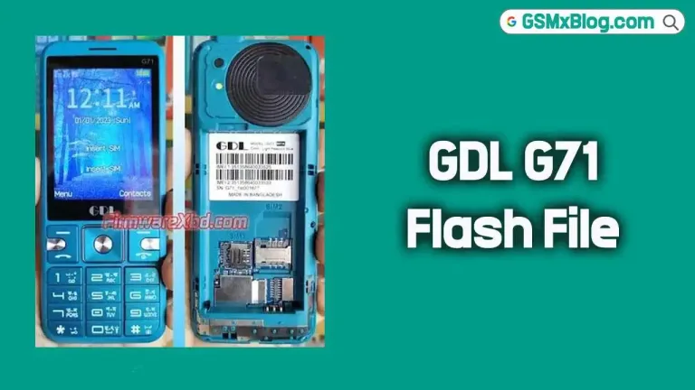 GDL G71 Flash File (Firmware) MT6261DA