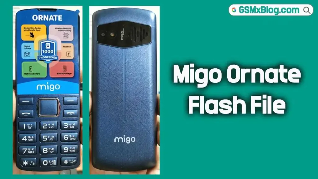 Migo Ornate Flash File