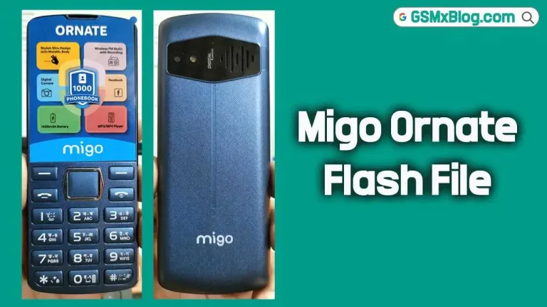 Migo Ornate Flash File (Firmware) MT6261DA