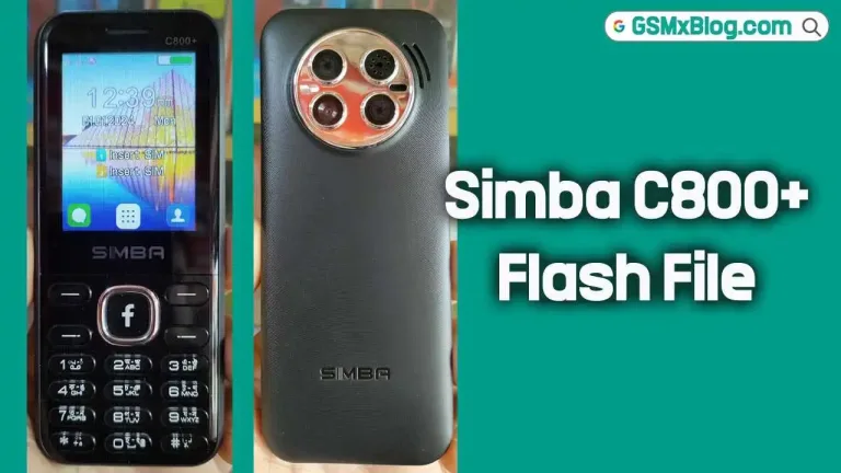 Simba C800+ Flash File (Firmware) MT6261DA