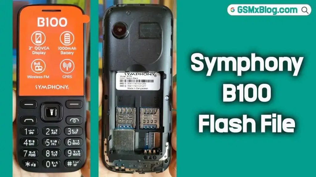 Symphony B100 Flash File