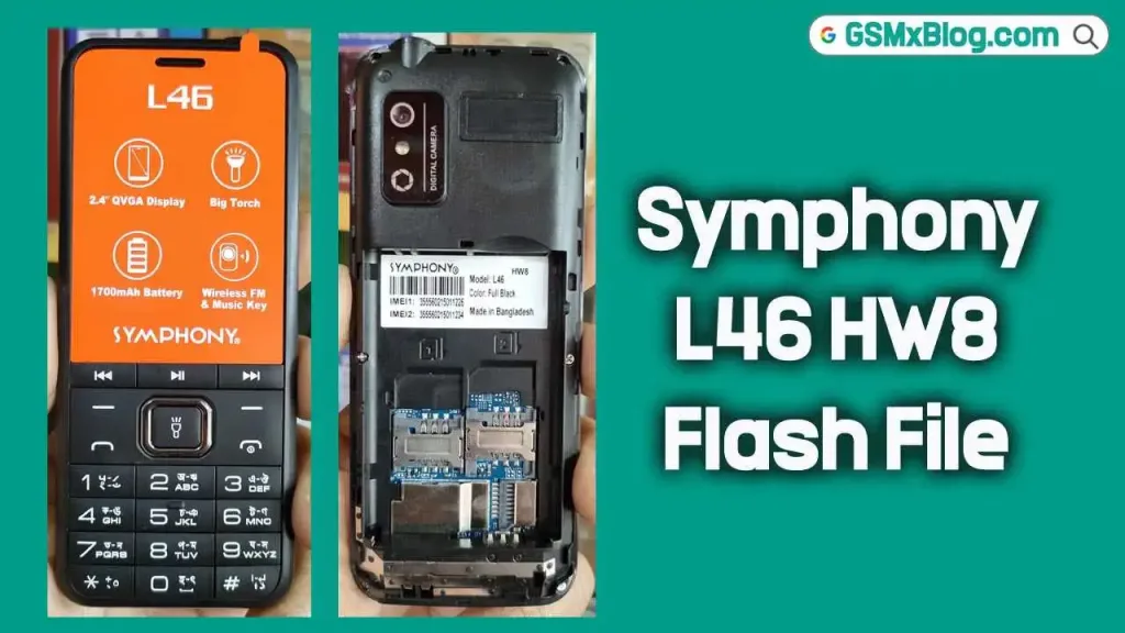 Symphony L46 HW8 Flash File