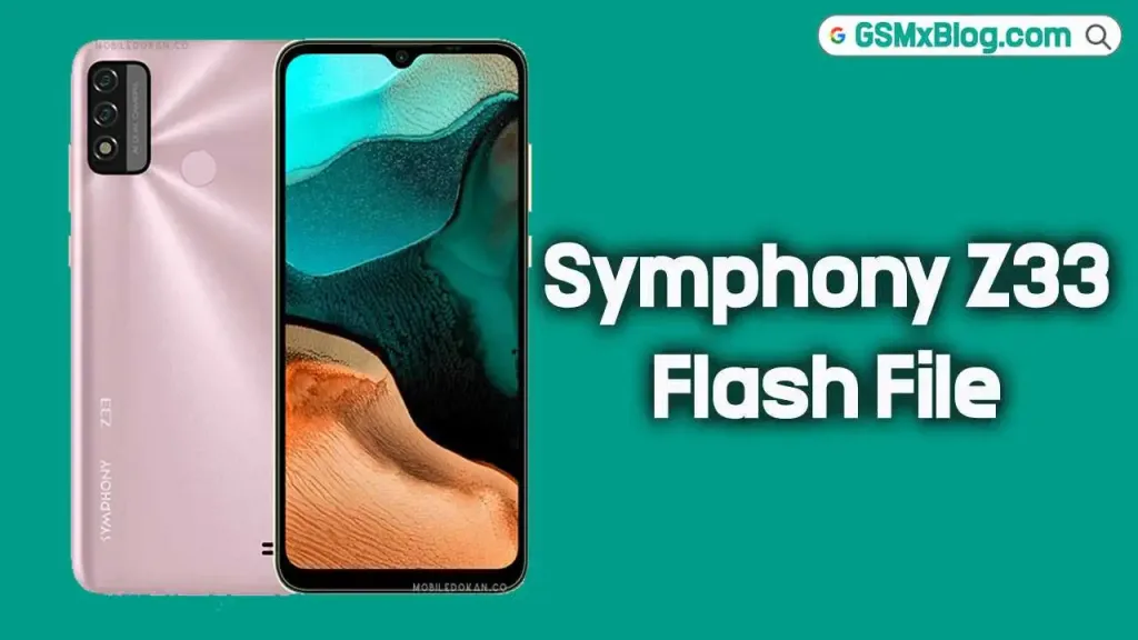 Symphony Z33 Flash File