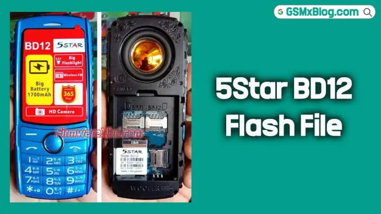 5Star BD12 Flash File (Firmware) SC6531E