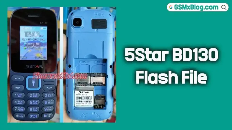 5Star BD130 Flash File (Firmware) SC6531E