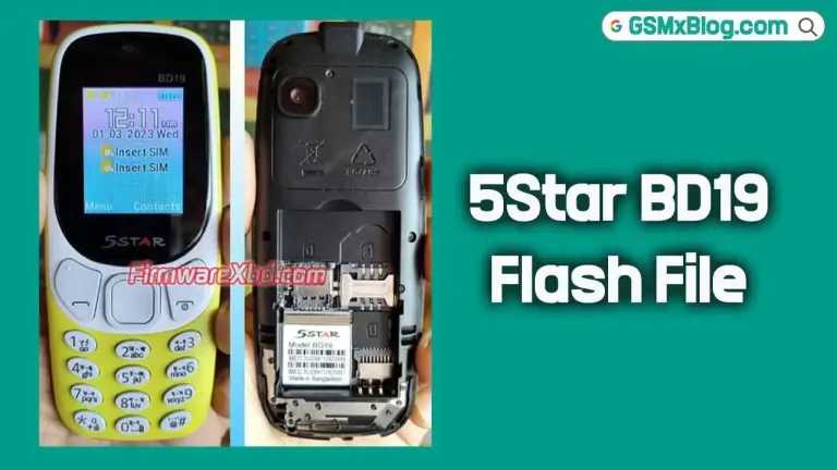 5Star BD19 Flash File (Firmware) SC6531E