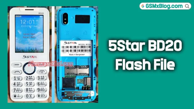 5Star BD20 Flash File (Firmware) SC6531E