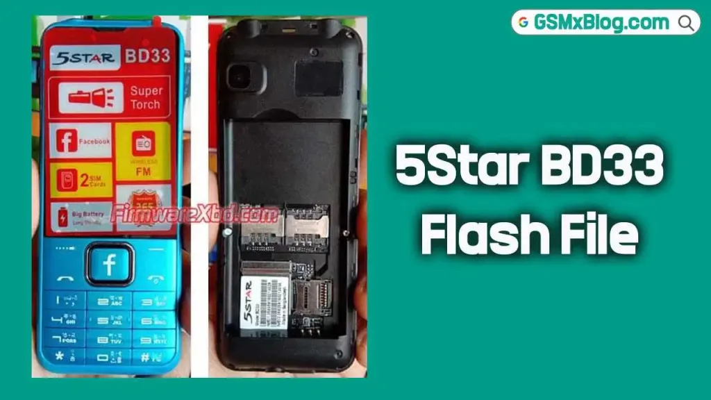 5Star BD33 Flash File