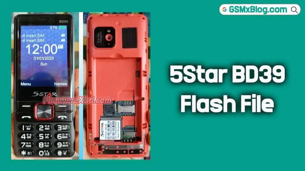 5Star BD39 Flash File