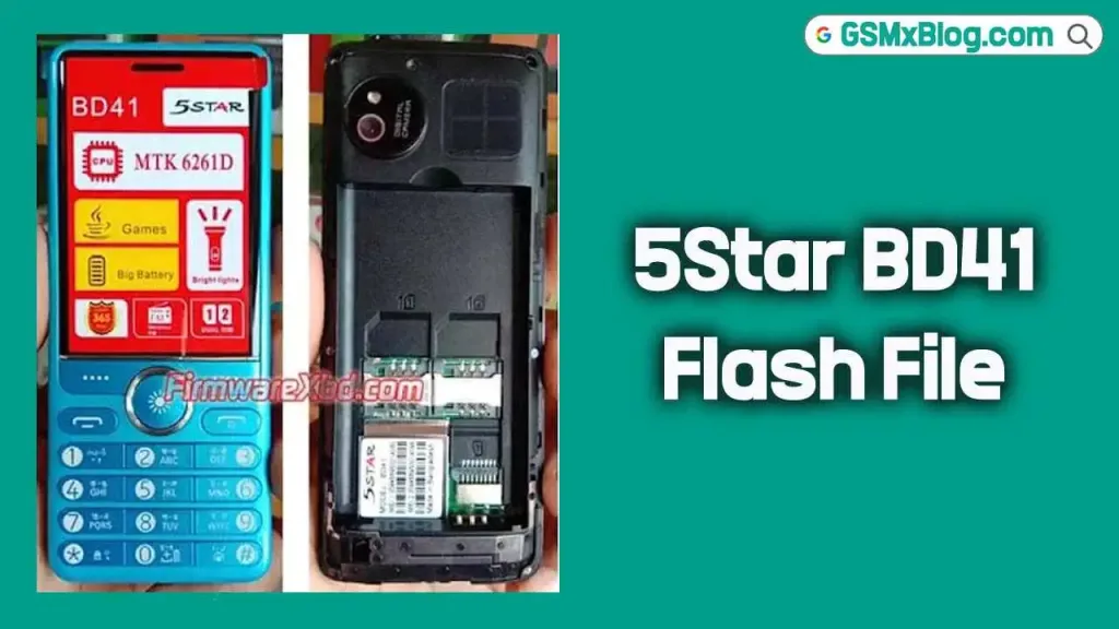 5Star BD41 Flash File