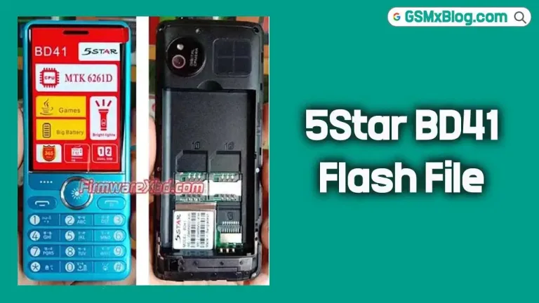 5Star BD41 Flash File (Firmware) MT6261DA