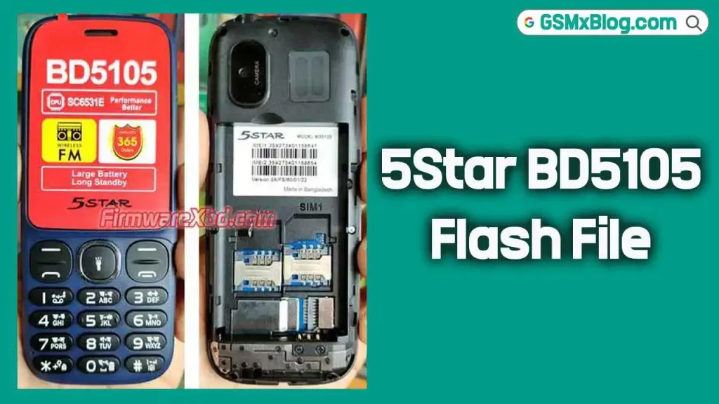 5Star BD5105 Flash File