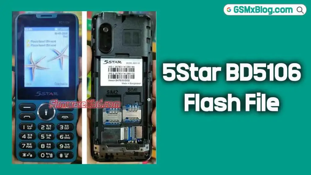 5Star BD5106 Flash File