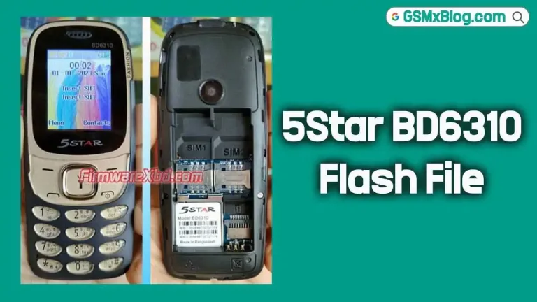 5Star BD6310 Flash File (Firmware) SC6531E