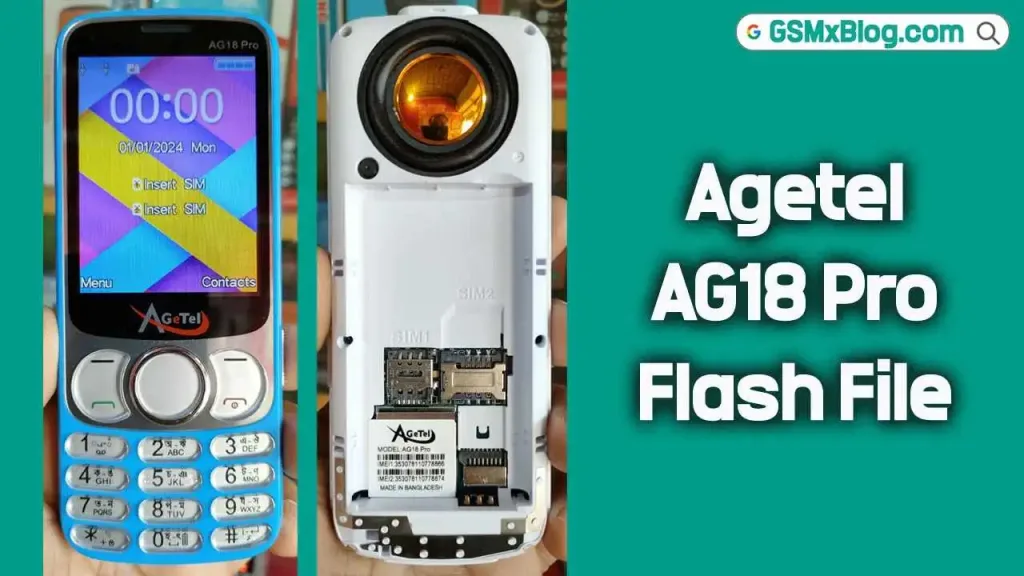 Agetel AG18 Pro Flash File