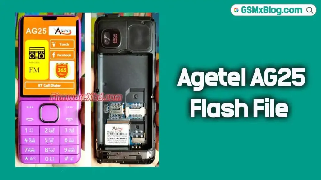 Agetel AG25 Flash File