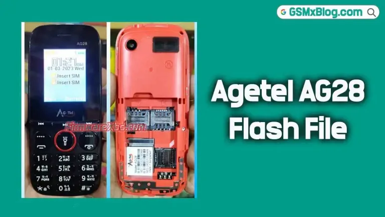 Agetel AG28 Flash File (Firmware) SC6531E