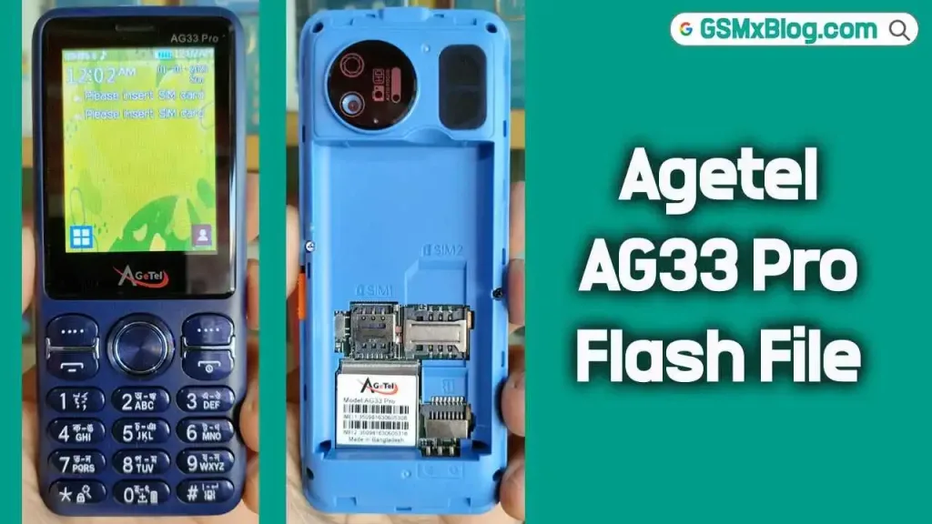 Agetel AG33 Pro Flash File