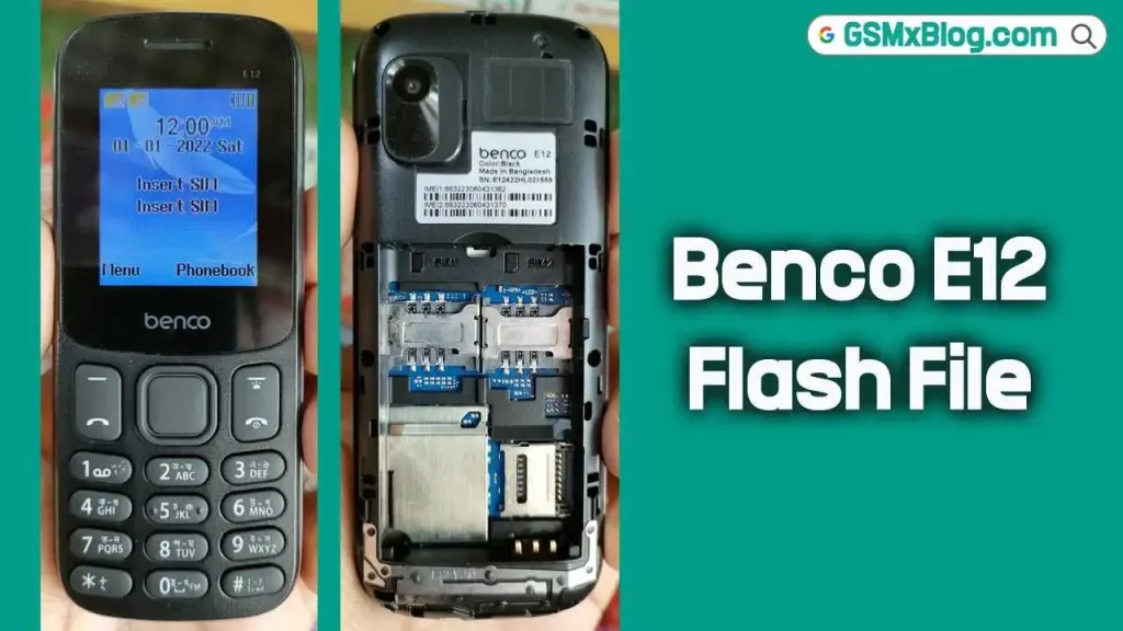 Benco E12 Flash File