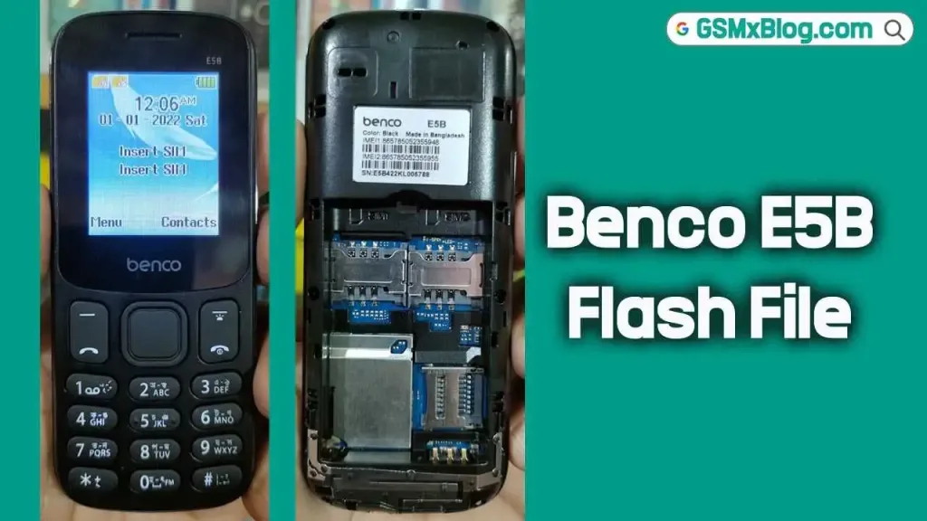 Benco E5B Flash File