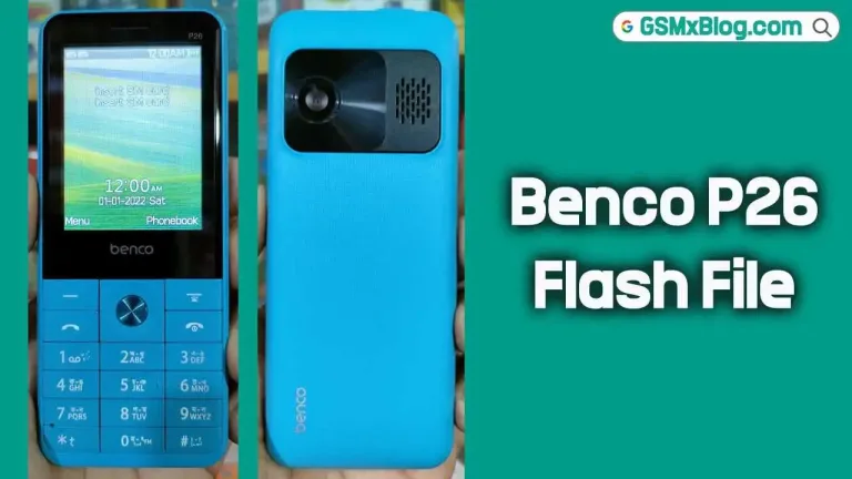 Benco P26 Flash File (Firmware) SC6531E