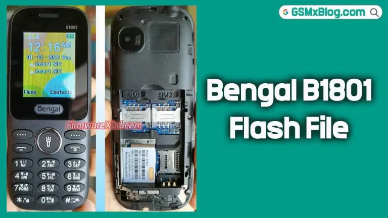 Bengal B1801 Flash File (Firmware) SC6531E