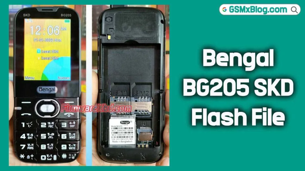 Bengal BG205 SKD Flash File