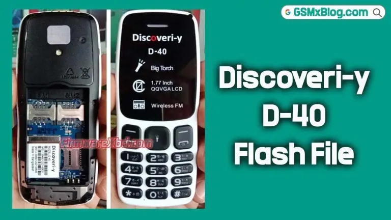 Discoveri-y D-40 Flash File (Firmware) MT6261DA