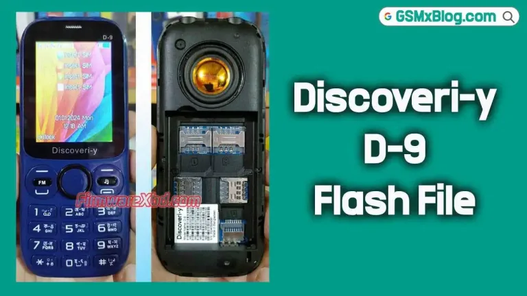 Discoveri-y D-9 Flash File (Firmware) MT6261DA