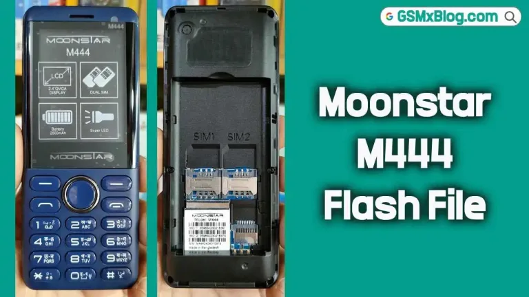 Moonstar M444 Flash File (Firmware) MT6261DA