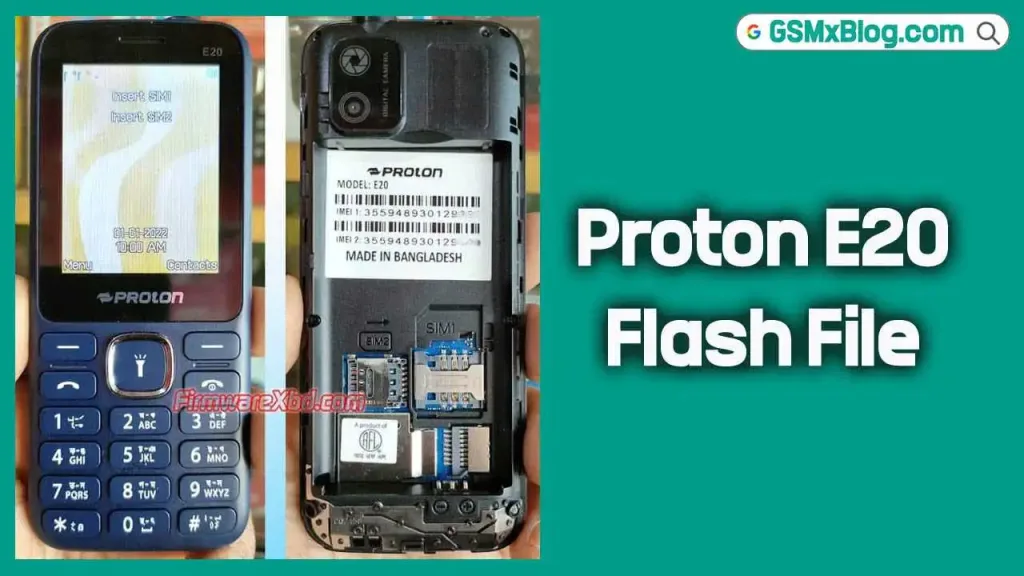 Proton E20 Flash File