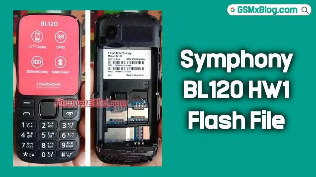 Symphony BL120 HW1 Flash File